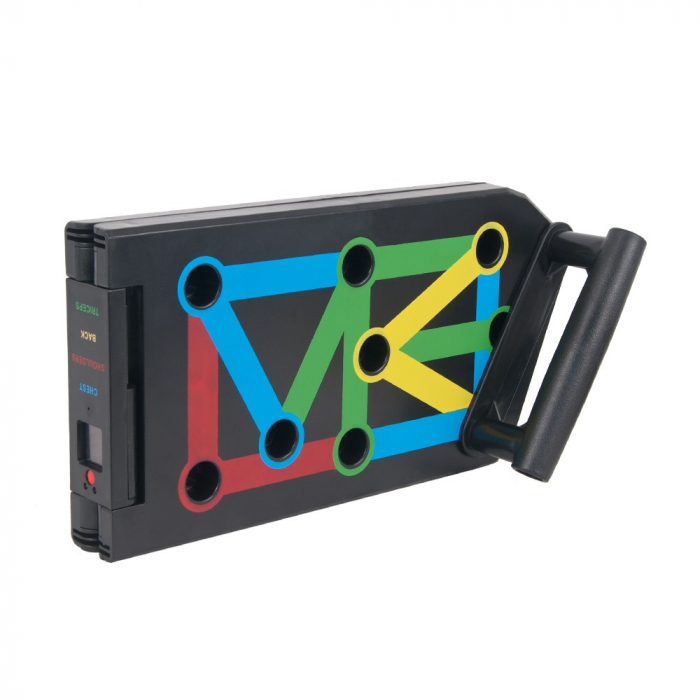 Placa cu manere pentru flotari si cronometru Sportmann Strong Plus [9]
