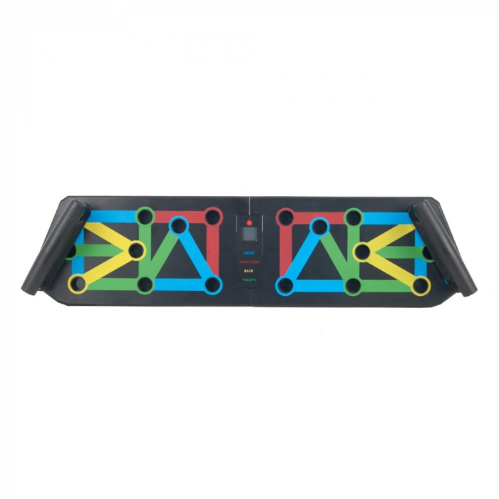 Placa cu manere pentru flotari si cronometru Sportmann Strong Plus [6]