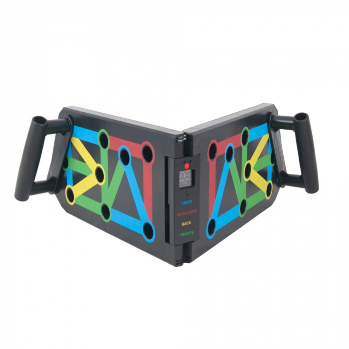 Placa cu manere pentru flotari si cronometru Sportmann Strong Plus [8]