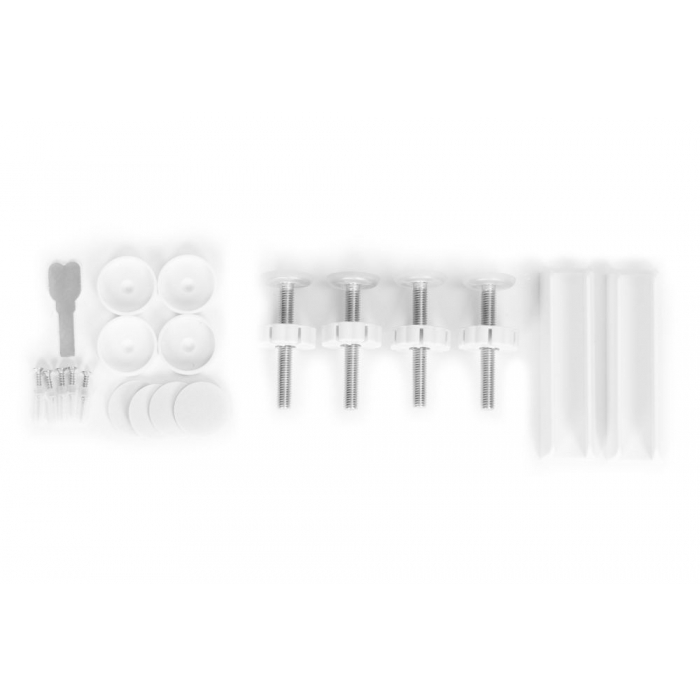 Poarta de siguranta 74-105 cm Ecotoys SG-012-W - Alb [5]