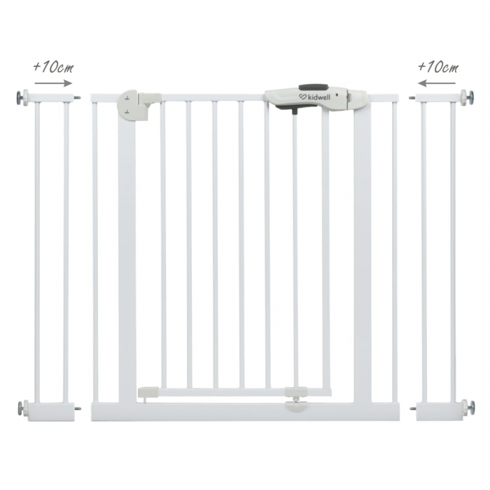 Poarta de siguranta 74-105 cm Kidwell Guarda - Alb [12]
