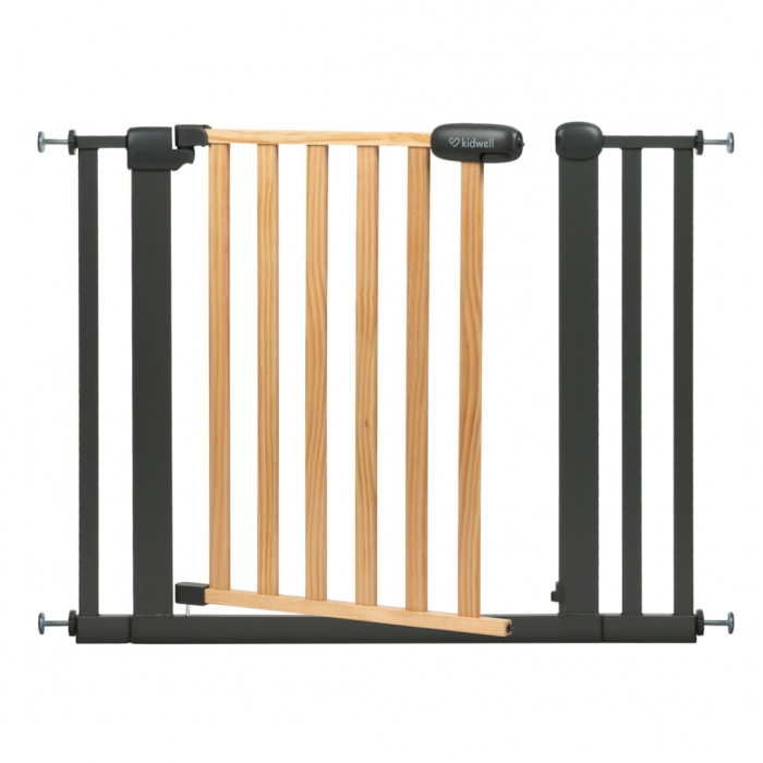 Poarta de siguranta 74-105 cm Kidwell Trasti - Negru [2]