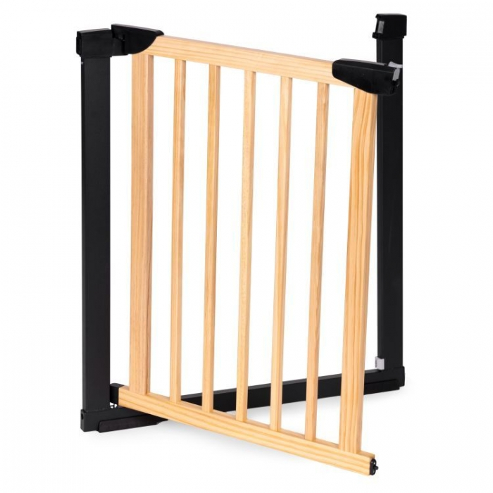 Poarta de siguranta 74-80 cm Ecotoys SF-011A-BC - Lemn Metal [3]