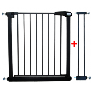 Poarta de siguranta din metal 79-94 cm R-Sport S1 - Negru [2]