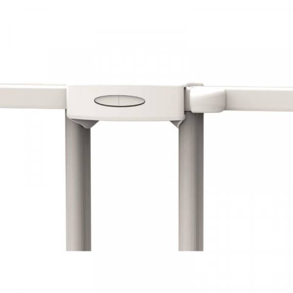 Poarta de siguranta extensibila Noma, 62-102 cm, metal alb, N93361 [2]