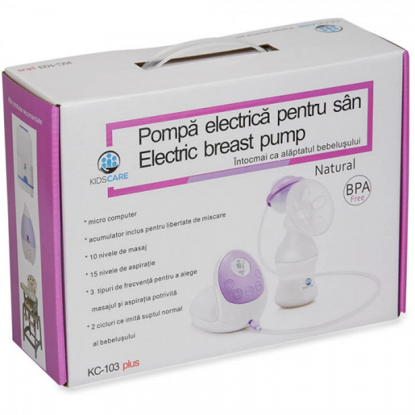 Pompa de san electrica cu acumulator Kidscare KC103 plus [7]