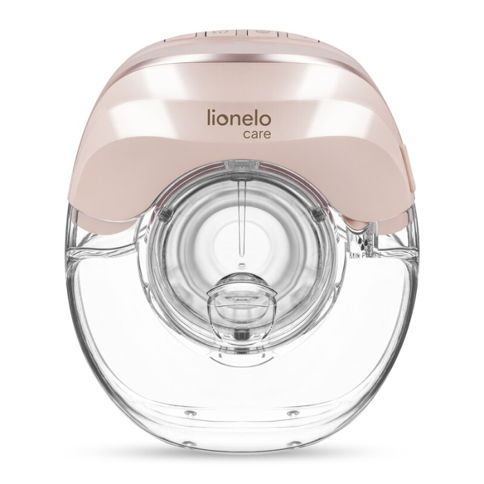 Pompa de san, Lionelo, Fidi Free Slim Duo, Portabila, cu accesorii, Hands-free, Trifazata, Panou control, Autonomie pana la 3 h, 9 functii de masaj, Silentioasa- 40 db, Capacitate 150 ml, Roz [6]