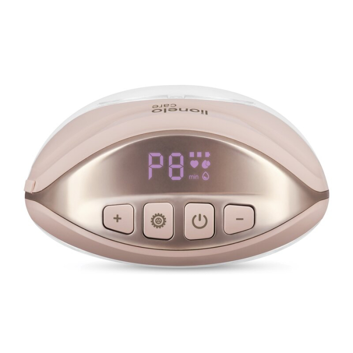 Pompa de san, Lionelo, Fidi Free Slim, Portabila, cu accesorii, Hands-free, Trifazata, Panou control, Autonomie pana la 3 h, 9 functii de masaj, Silentioasa- 40 db, Capacitate 150 ml, Roz [12]