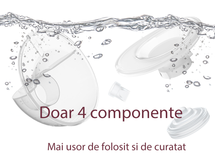 Pompa de san Momcozy Hands-free M5 Grey [10]