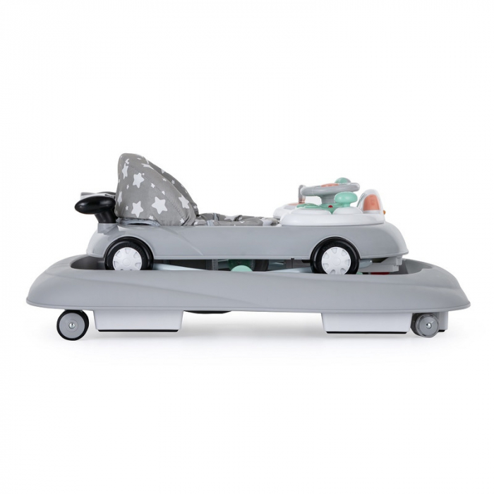 Premergator muzical Petite&Mars cu panou interactiv si lumini Cabrio Gri [5]