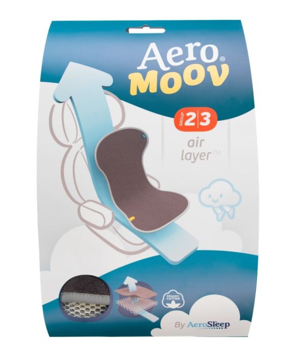 Protectie antitranspiratie scaun auto GR 2-3 BBC Organic Anthracite - Aerosleep [3]