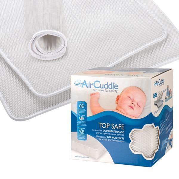 Protectie impermeabila antitranspiratie 3D pentru saltea 70x140 cm, AirCuddle TOP SAFE TS-140 [4]