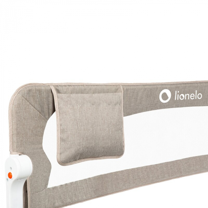 Protectie laterala pat Lionelo Eva 150x35 cm Bej [7]