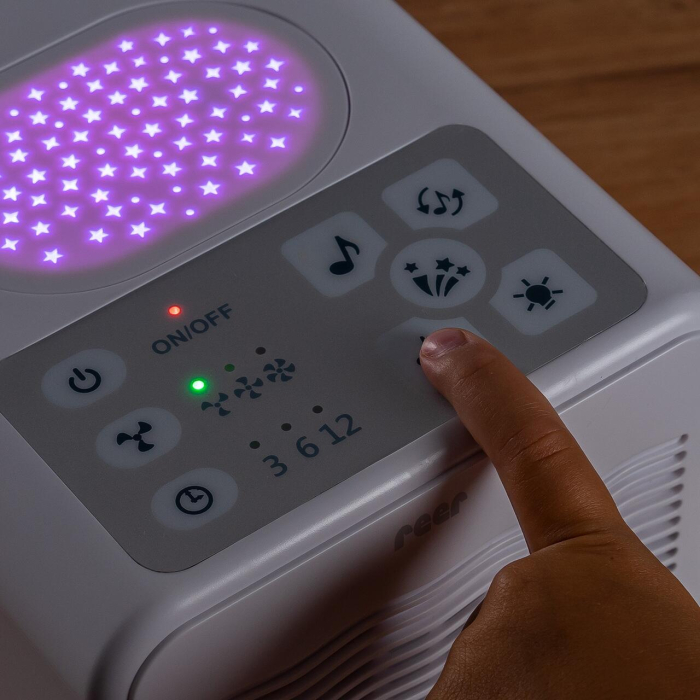 Purificator aer cu proiectie de stele, lumina de veghe si muzica, filtru HEPA, temporizator, Reer 94040 [7]