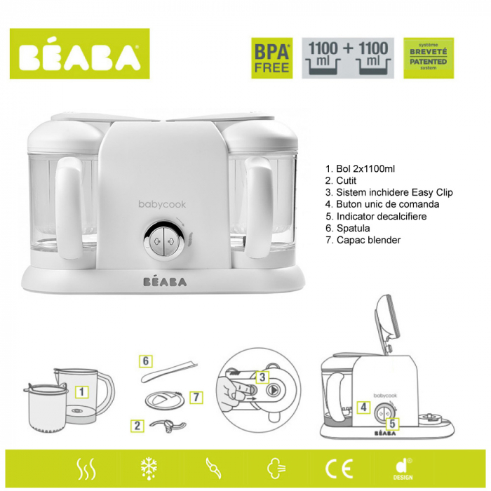 Robot Babycook Plus White Silver [6]
