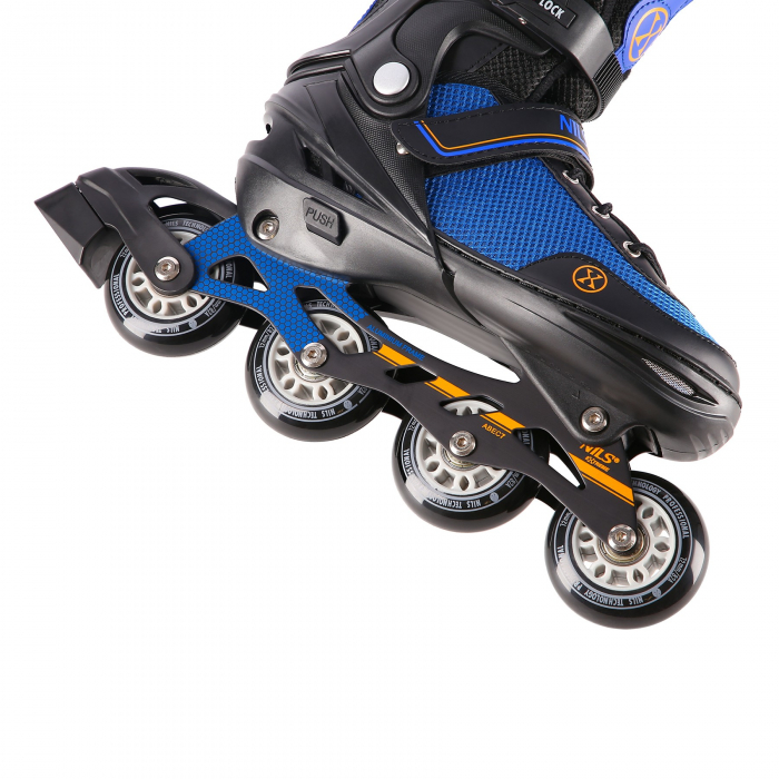 Role/Patine 2IN1 Nils Extreme NH18188A, Negru/Oranj [5]