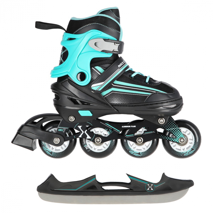 Role Reglabile 2in1 Nils Extreme NH18190 Negru/Albastru [7]