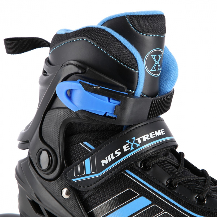 Role Reglabile 2in1 Nils Extreme NH18191 Negru/Albastru [12]