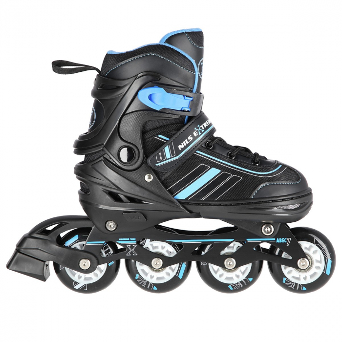 Role Reglabile 2in1 Nils Extreme NH18191 Negru/Albastru [2]