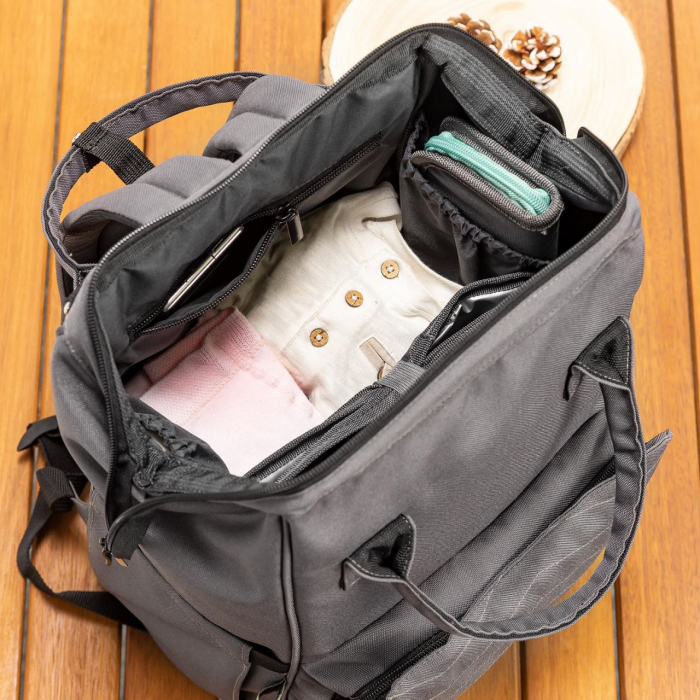 Rucsac multifunctional cu aleza pentru schimbat scutecul bebelusului Reer Growing Backpack 84221 [5]