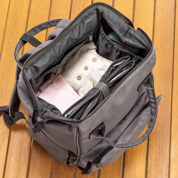 Rucsac multifunctional cu aleza pentru schimbat scutecul bebelusului Reer Growing Backpack 84221 [6]