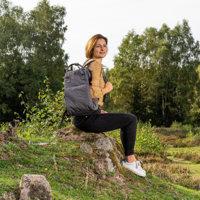 Rucsac multifunctional cu aleza pentru schimbat scutecul bebelusului Reer Growing Backpack 84221 [13]