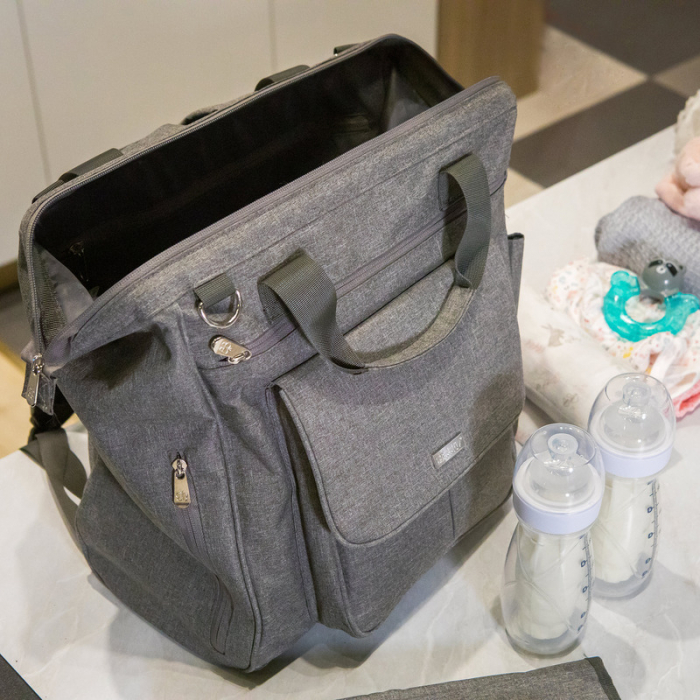 Rucsac pentru mamici Bbluv Metro Grey [12]