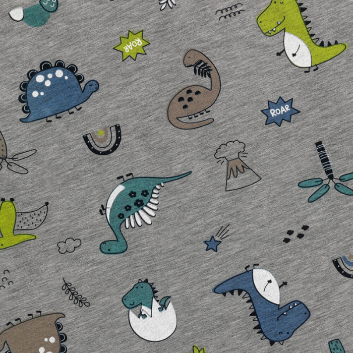 Sac de dormit cu picioruse si maneca lunga detasabila Dinosaur 80 cm + manseta 2.5 Tog - Slumbersac [6]