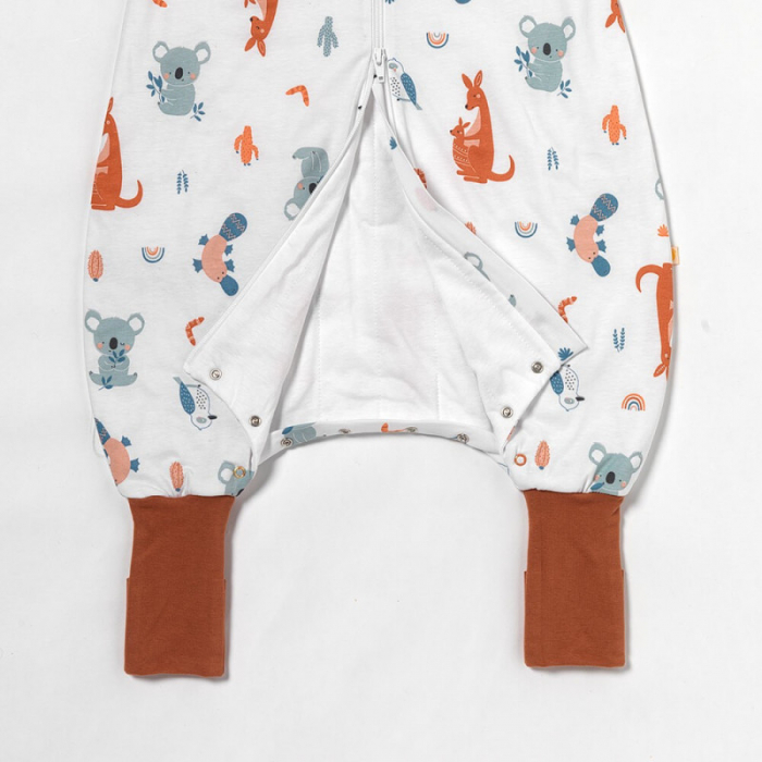 Sac de dormit cu picioruse si maneca lunga detasabila Kangaroo 70 cm + manseta 3.5 Tog - Slumbersac [5]