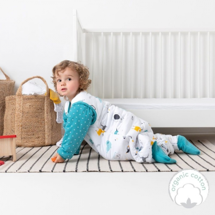 Sac de dormit cu picioruse si maneca lunga detasabila Polar Pals 90 cm + manseta 2.5 Tog - Slumbersac [2]