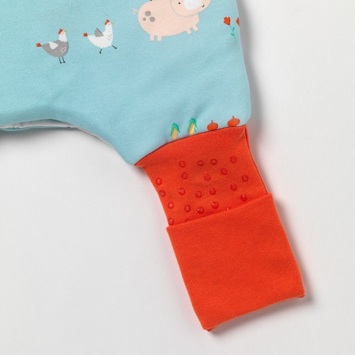 Sac de dormit cu picioruse si talpa antiderapanta Farmyard 80 cm + manseta 1.0 Tog - Slumbersac [3]