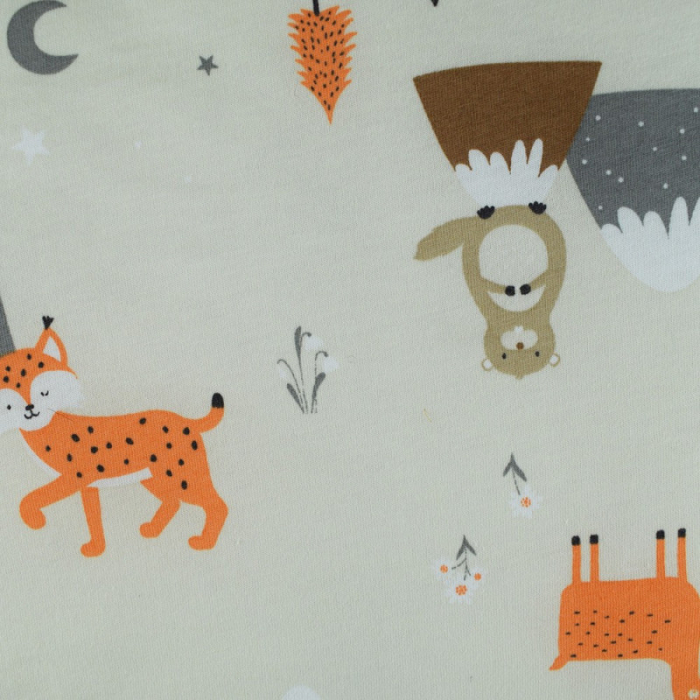 Sac de dormit cu picioruse si talpa antiderapanta Mountain Animals 110 cm + manseta 1.0 Tog - Slumbersac [4]