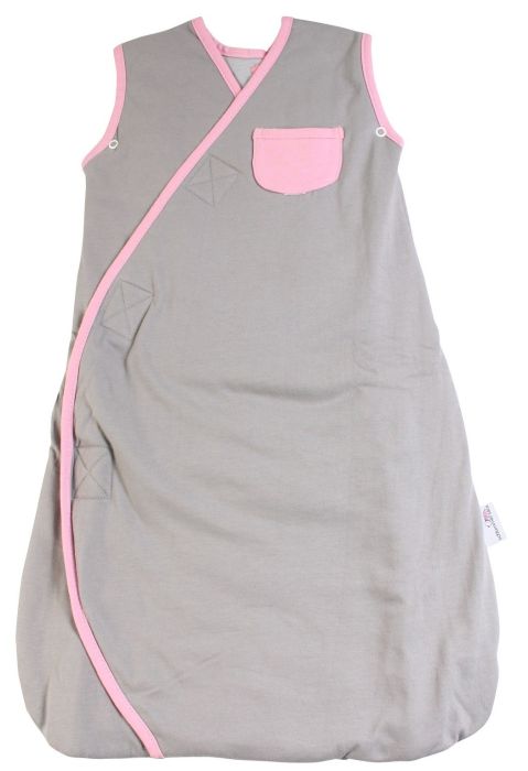 Sac de dormit multifunctional Grey Pink Elephant Travel 1-3 ani 2.5 Tog - Slumbersac [5]