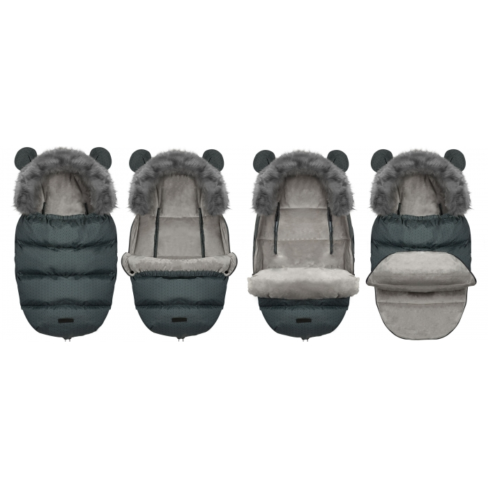 Sac de dormit Ricokids 95 x 48 cm Ricokids Elmi 720006 - Grafit [2]