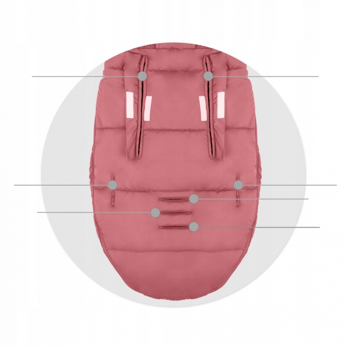 Sac de dormit Ricokids 95 x 48 cm Ricokids Elmi 720011 - Roz inchis [6]