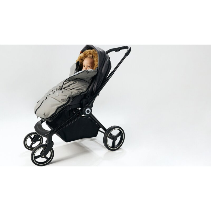 Sac de iarna, Lionelo, Frode, pentru carucior, 90x45 cm, Impermeabil, Universal, Negru [20]