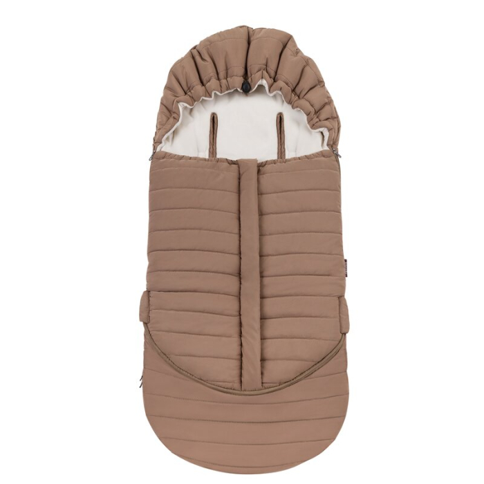 Sac de iarna, Lionelo, Oli, pentru carucior, landou sau scaun auto, 101x45 cm, Impermeabil, Rezistent pana la -20 grade, Extensibil, Maro [5]