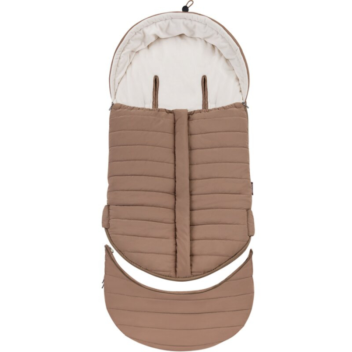 Sac de iarna, Lionelo, Oli, pentru carucior, landou sau scaun auto, 101x45 cm, Impermeabil, Rezistent pana la -20 grade, Extensibil, Maro [6]