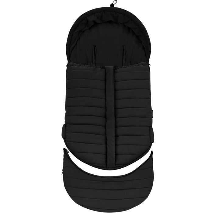 Sac de iarna, Lionelo, Oli, pentru carucior, landou sau scaun auto, 101x45 cm, Impermeabil, Rezistent pana la -20 grade, Extensibil, Negru [5]