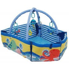 Saltea de joaca cu protectii laterale Boat - Baby Mix [3]