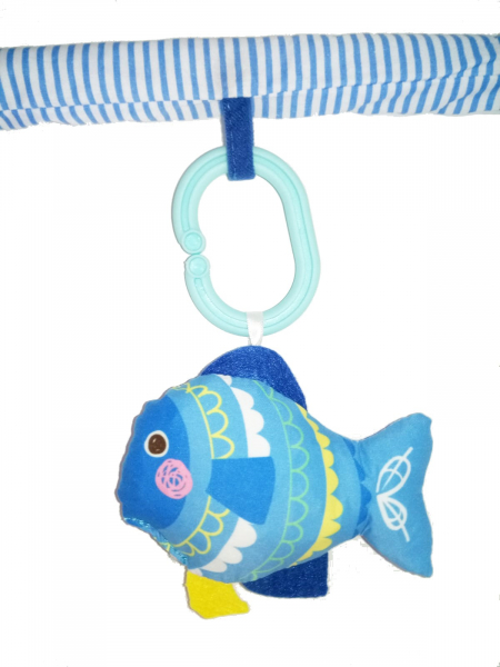 Saltea de joaca cu protectii laterale Boat - Baby Mix [5]