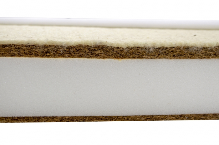 Saltea fibra cocos MyKids Merinos 120x60x09 (cm) [5]