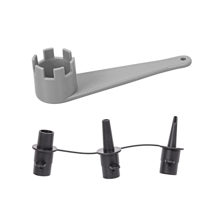 Saltea gimnastica gonflabila inSPORTline Airstunt 500 x 100 x 10 cm cu pompa electrica, Mocha Mousse [8]