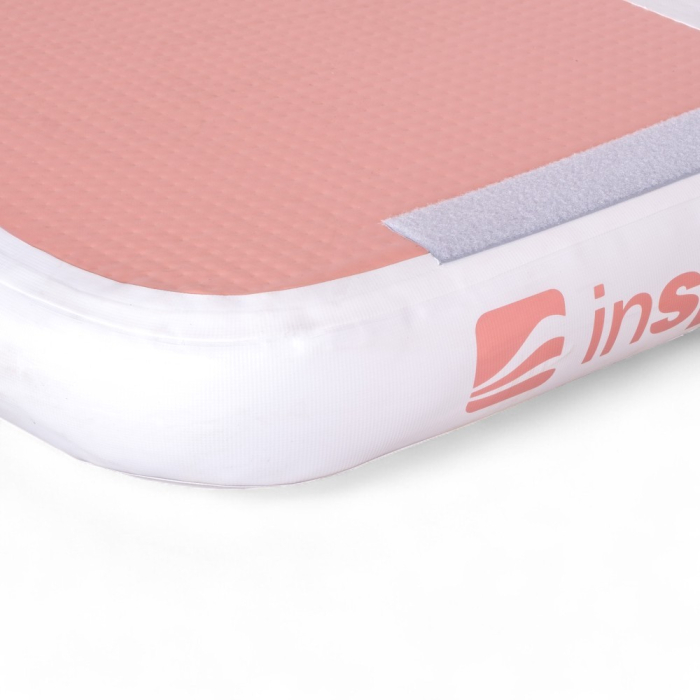 Saltea gonflabila gimnastica inSPORTline Airstunt 400 x 100 x 10 cm, Roz Coral [10]