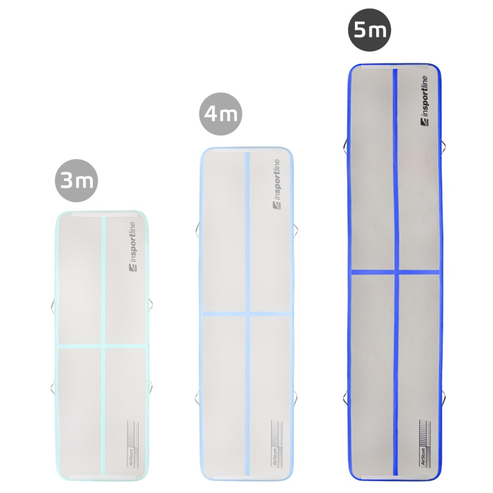 Saltea gonflabila gimnastica inSPORTline Airstunt 500 x 100 x 10 cm, Alb [5]