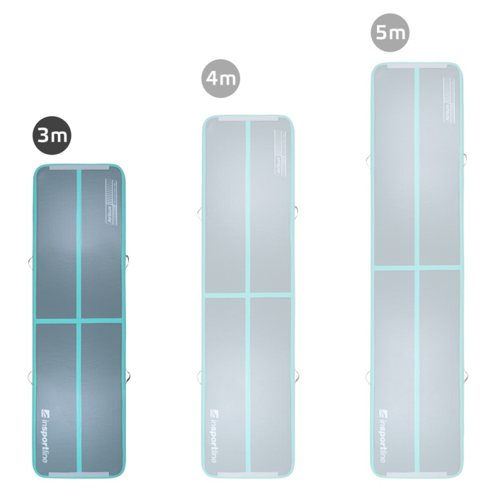 Saltea gonflabila gimnastica inSPORTline Airstunt 500 x 100 x 10 cm, Gri [3]