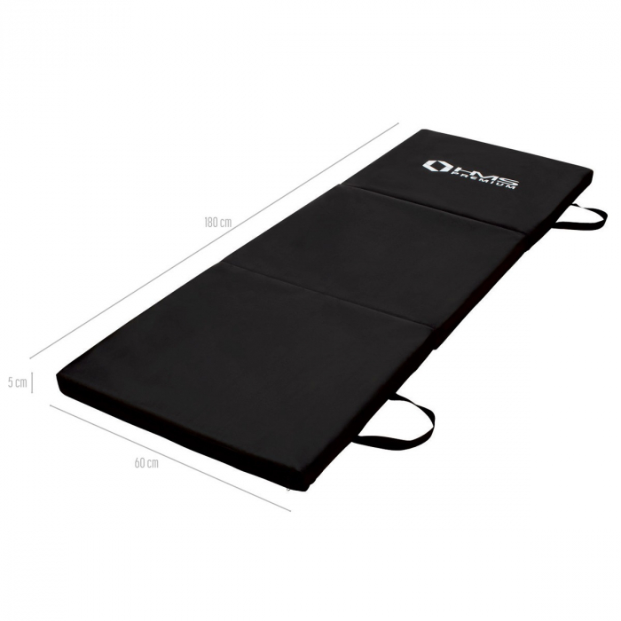 Saltea pliabila 1800x600 mm Negru, HMS Premium MGS02 [11]
