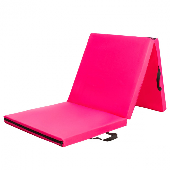 Saltea pliabila 1800x600 mm Roz, HMS Premium MGS02 [4]