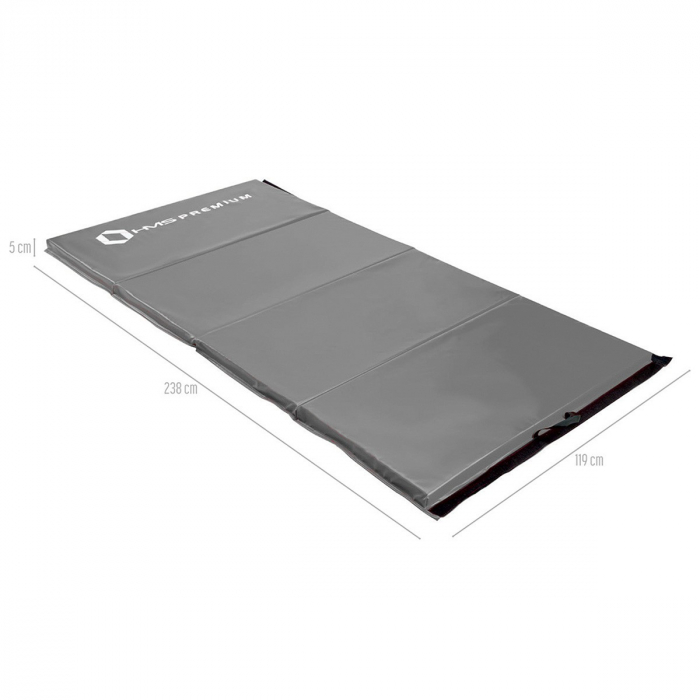 Saltea pliabila 2400x1200 mm Gri, HMS Premium MGS01 [19]