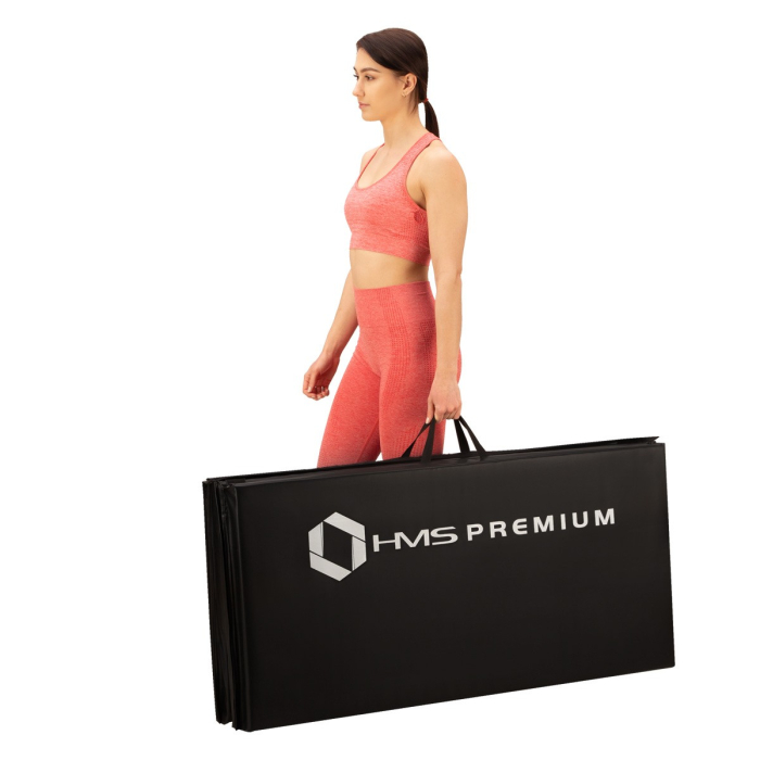Saltea pliabila 2400x1200 mm Negru, HMS Premium MGS01 [4]